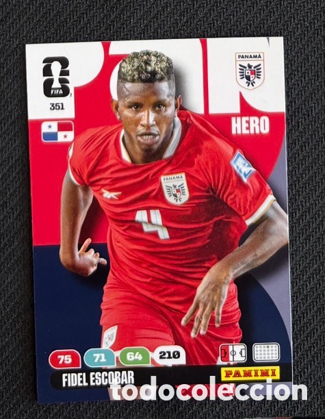 Coleccionismo cromos antiguos: 351 FIDEL ESCOBAR PANAM&Aacute; FIFA WORLD CUP MUNDIAL 2026