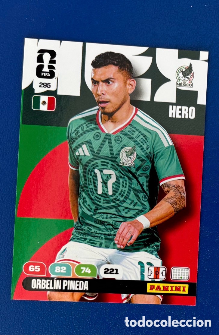 Coleccionismo cromos antiguos: 295 PINEDA M&Eacute;XICO FIFA WORLD CUP MUNDIAL 2026
