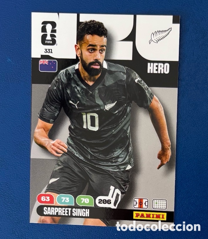 Coleccionismo cromos antiguos: 331 SINGH NUEVA ZELANDA FIFA WORLD CUP MUNDIAL 2026