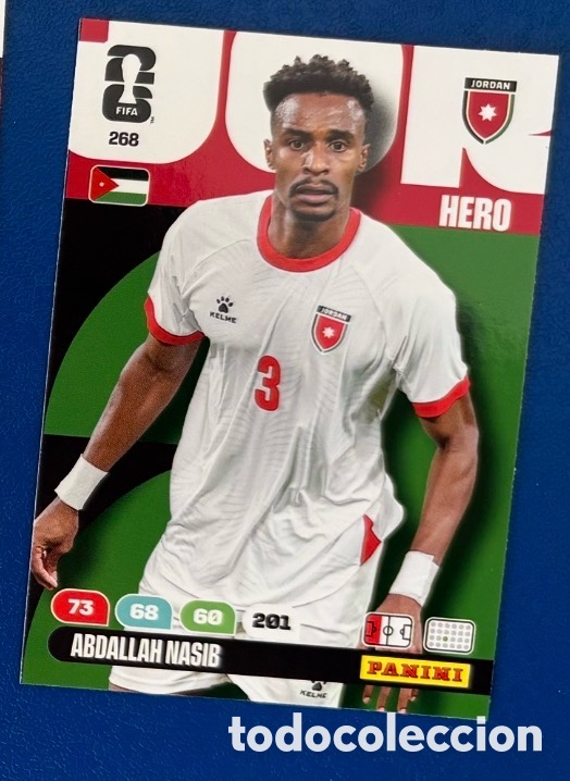 Coleccionismo cromos antiguos: 268 NASIB JORDANIA FIFA WORLD CUP MUNDIAL 2026