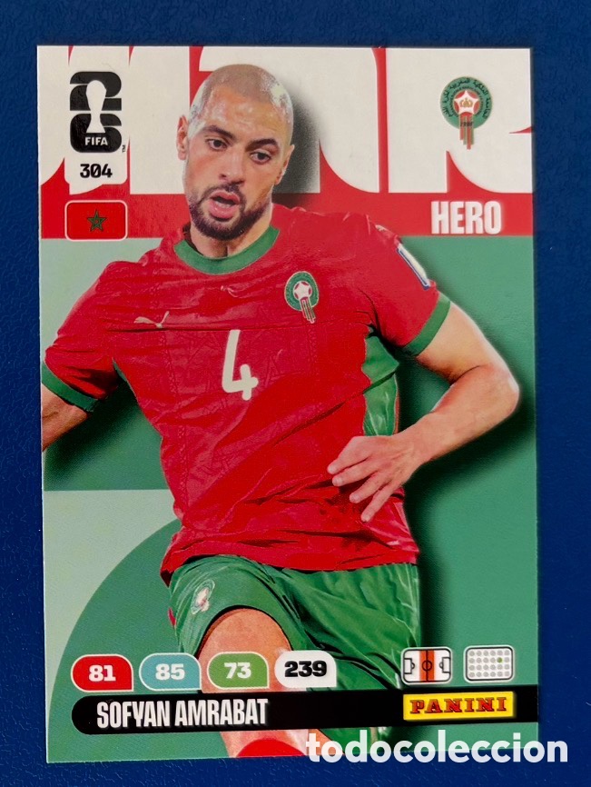 Coleccionismo cromos antiguos: 304 AMRABAT MARRUECOS FIFA WORLD CUP MUNDIAL 2026