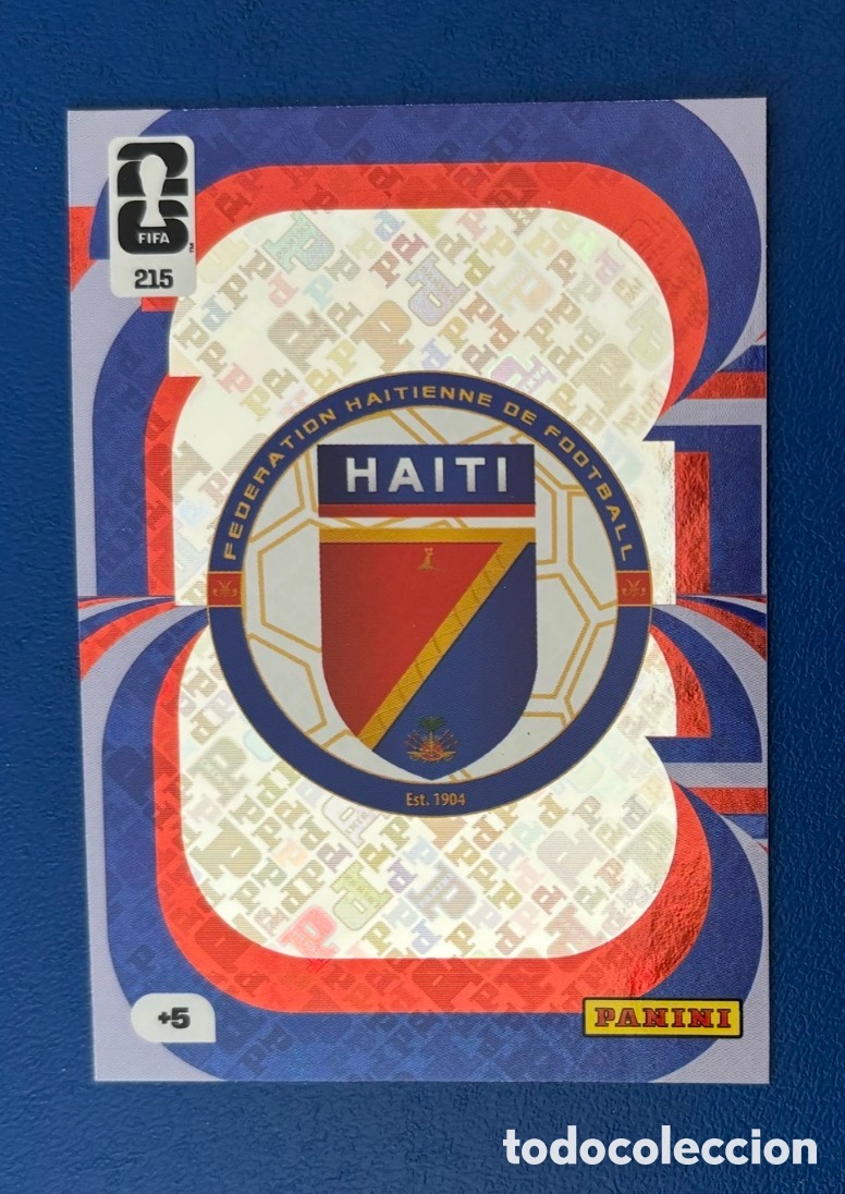 Coleccionismo cromos antiguos: 215 ESCUDO HAIT&Iacute; FIFA WORLD CUP MUNDIAL 2026