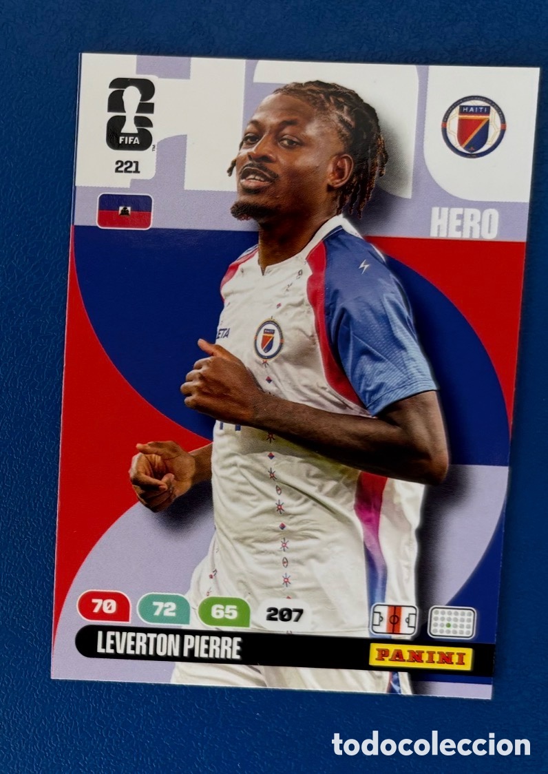 Coleccionismo cromos antiguos: 221 LEVERTON PIERRE HAIT&Iacute; FIFA WORLD CUP MUNDIAL 2026