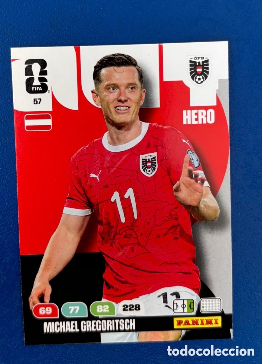 Coleccionismo cromos antiguos: 57 GREGORITSCH AUSTRIA FIFA WORLD CUP MUNDIAL 2026
