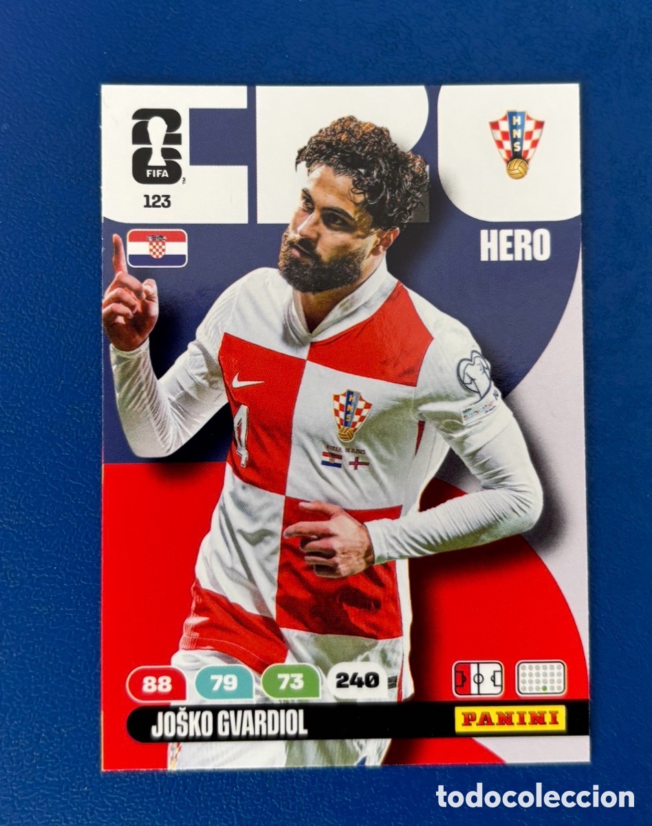 Coleccionismo cromos antiguos: 123 GVARDIOL CROACIA FIFA WORLD CUP MUNDIAL 2026
