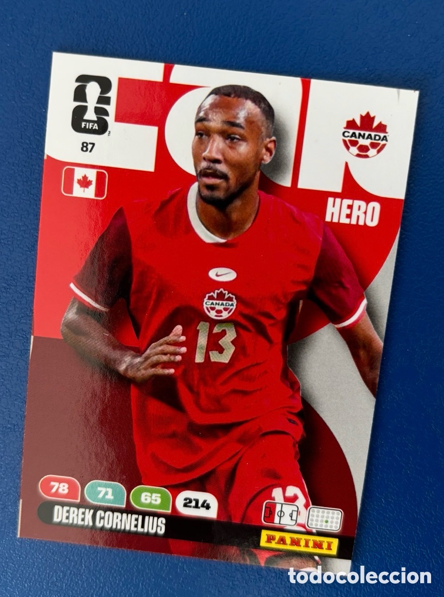 Coleccionismo cromos antiguos: 87 CORNELIUS CANAD&Aacute; FIFA WORLD CUP MUNDIAL 2026