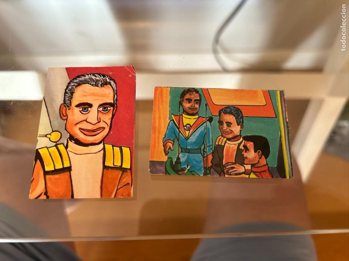 Coleccionismo cromos antiguos: SUPERCAR FIREBALL XL5 CROMOS N&ordm; 9 Y 65 NO PEGADOS
