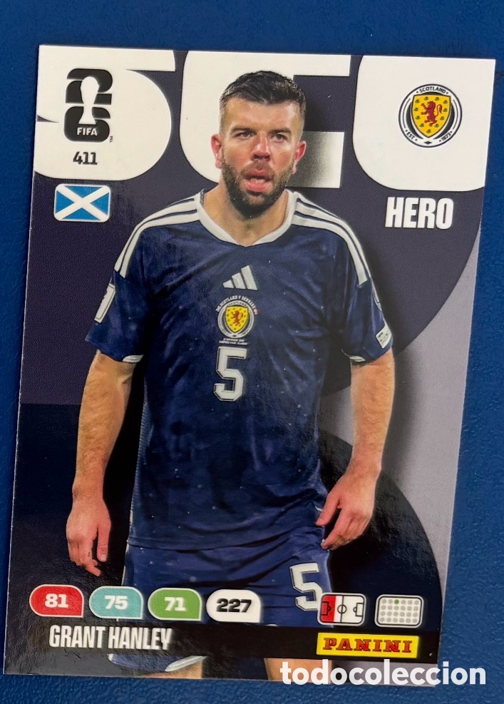 Coleccionismo cromos antiguos: 411 HANLEY ESCOCIA FIFA WORLD CUP MUNDIAL 2026