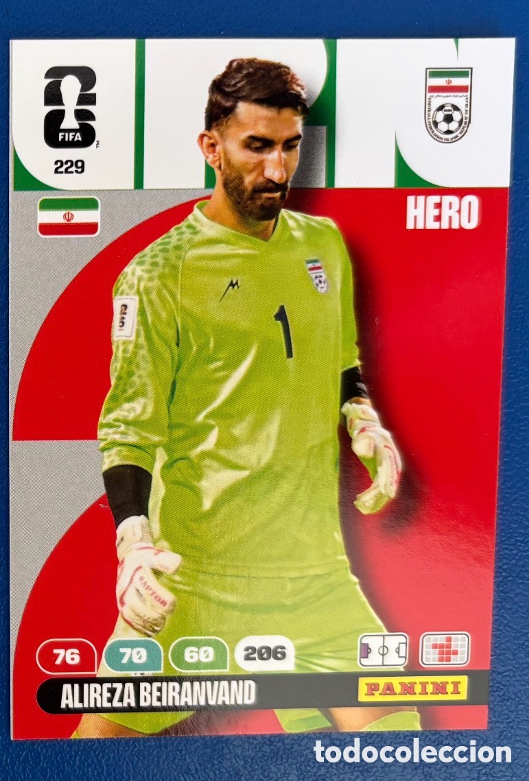 Coleccionismo cromos antiguos: 229 ALIREZA IR&Aacute;N FIFA WORLD CUP MUNDIAL 2026