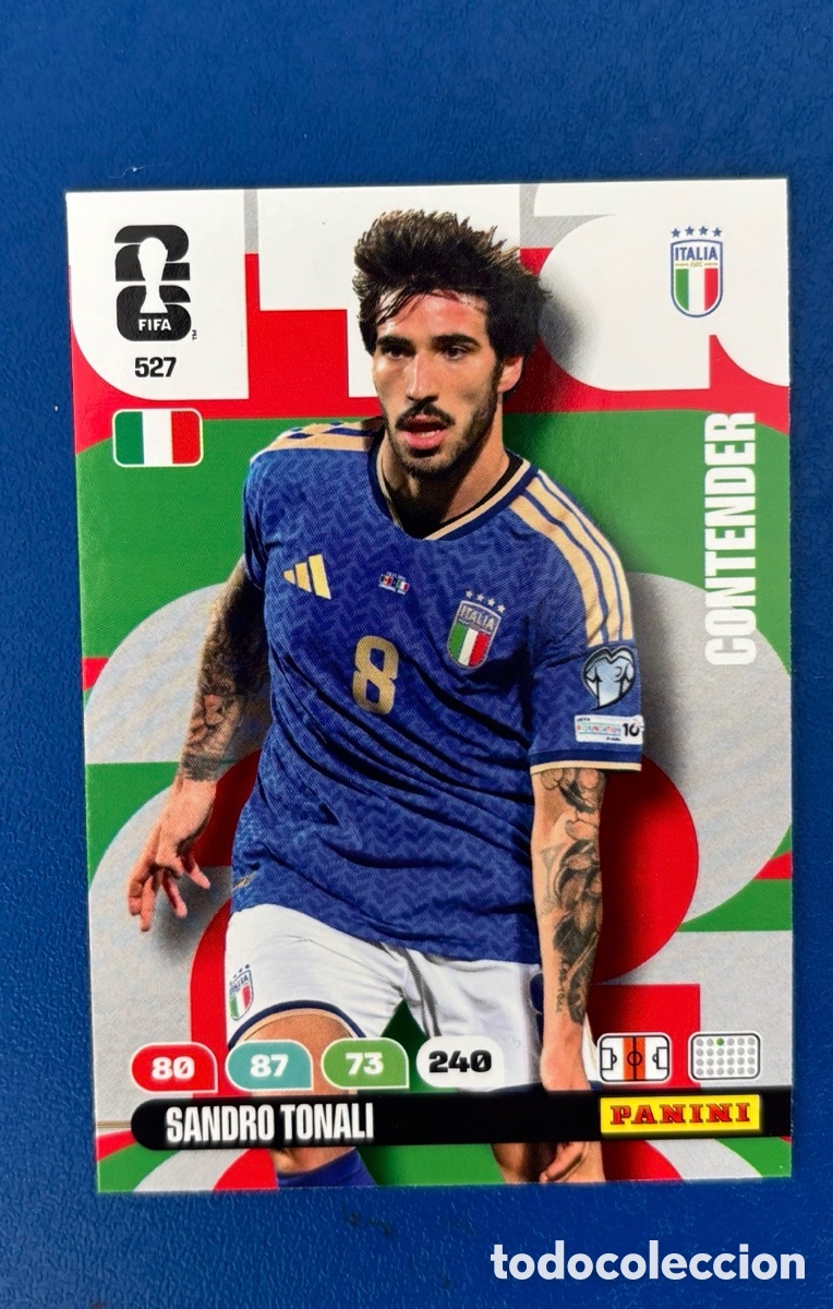 Coleccionismo cromos antiguos: 527 TONALI ITALIA FIFA WORLD CUP MUNDIAL 2026