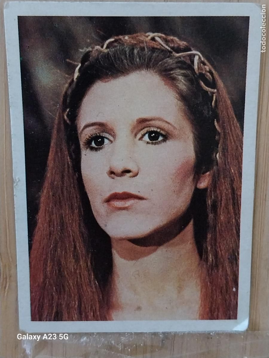 Coleccionismo cromos antiguos: RETORNO JEDI STAR WARS CROMO 26 RECUPERADO PRINCESA LEIA ED PACOSA 2