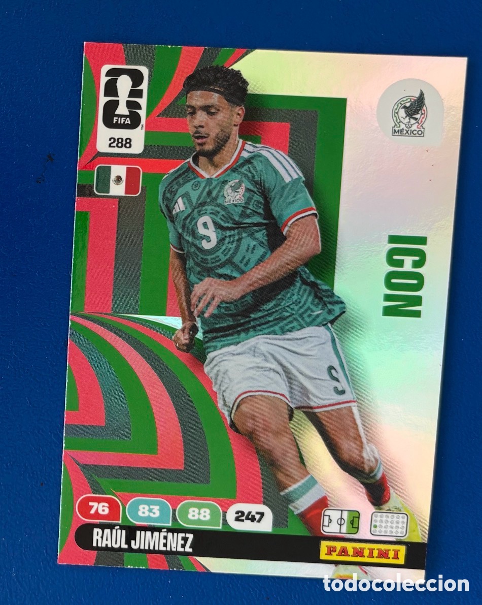 Coleccionismo cromos antiguos: 288 RA&Uacute;L JIM&Eacute;NEZ M&Eacute;XICO ICON FIFA WORLD CUP MUNDIAL 2026