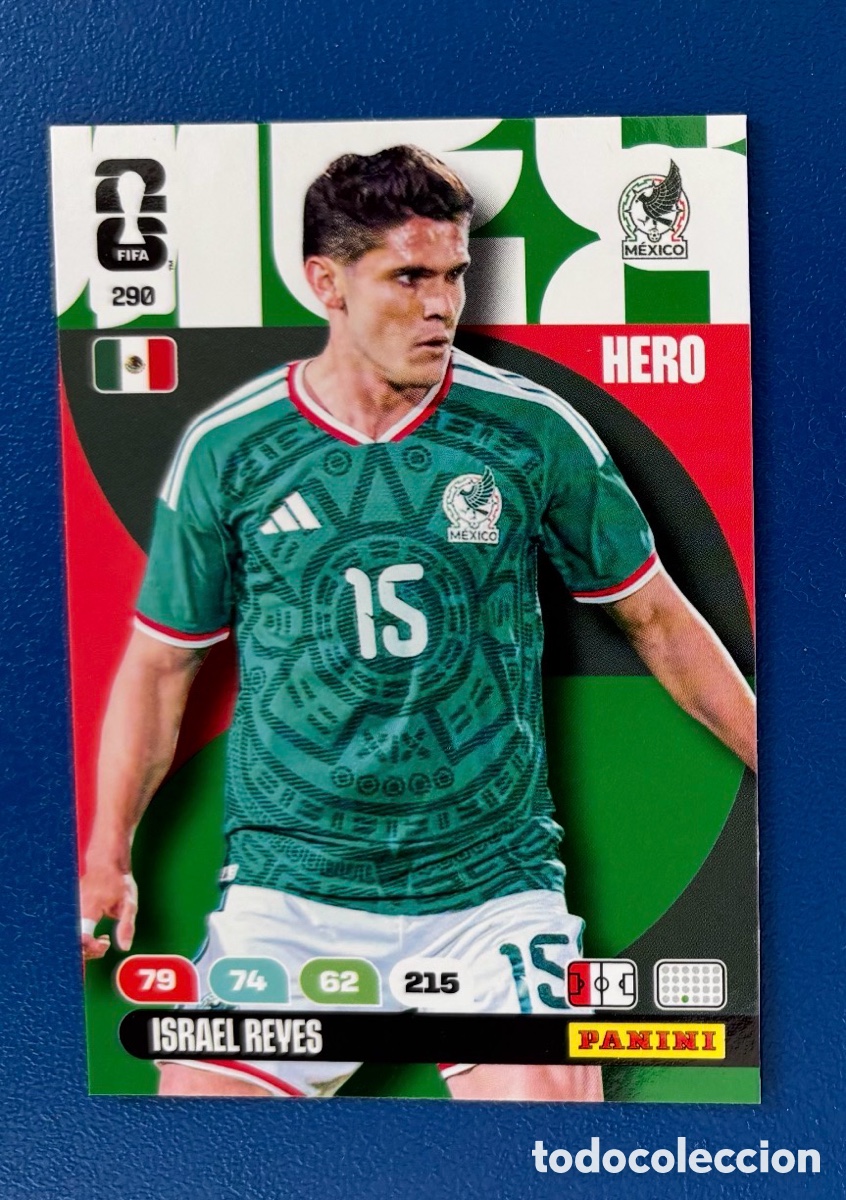 Coleccionismo cromos antiguos: 290 ISRAEL REYES M&Eacute;XICO FIFA WORLD CUP MUNDIAL 2026