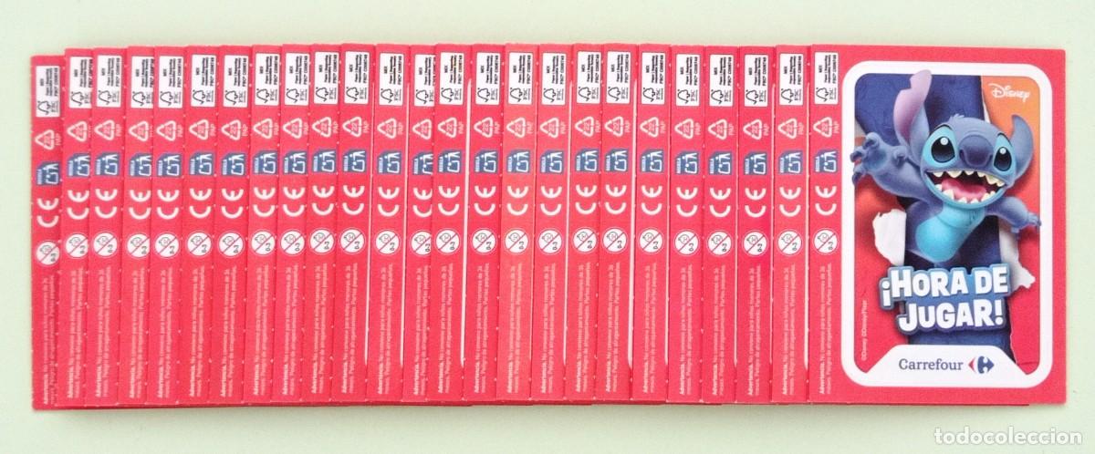 Coleccionismo cromos antiguos: LOTE DE 25 SOBRE DE CROMOS &iexcl;HORA DE JUGAR! - DISNEY (CARREFOUR) (2025)