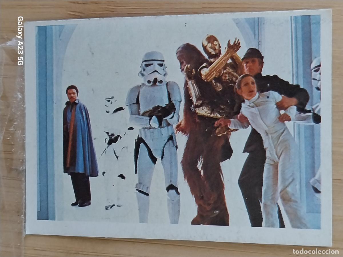 Coleccionismo cromos antiguos: RETORNO JEDI STAR WARS A&Ntilde;O 1983 CROMO 18 RECUPERADO ED PACOSA 2