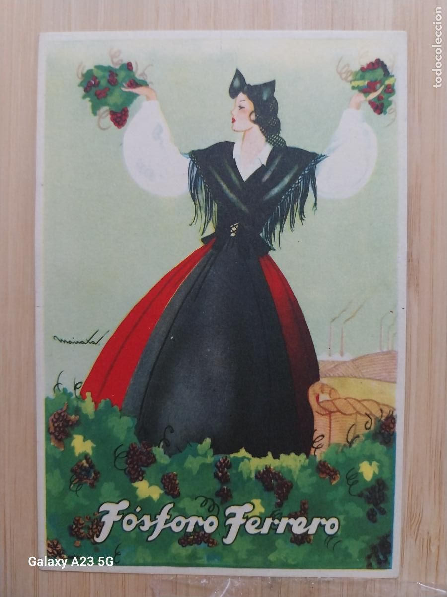 Coleccionismo cromos antiguos: FOSFORO FERRERO POSTAL ILUSTRACION MAIRATA SERIE 3 N&ordm; 4 CATALU&Ntilde;A VINTAGE SC ORIGINAL