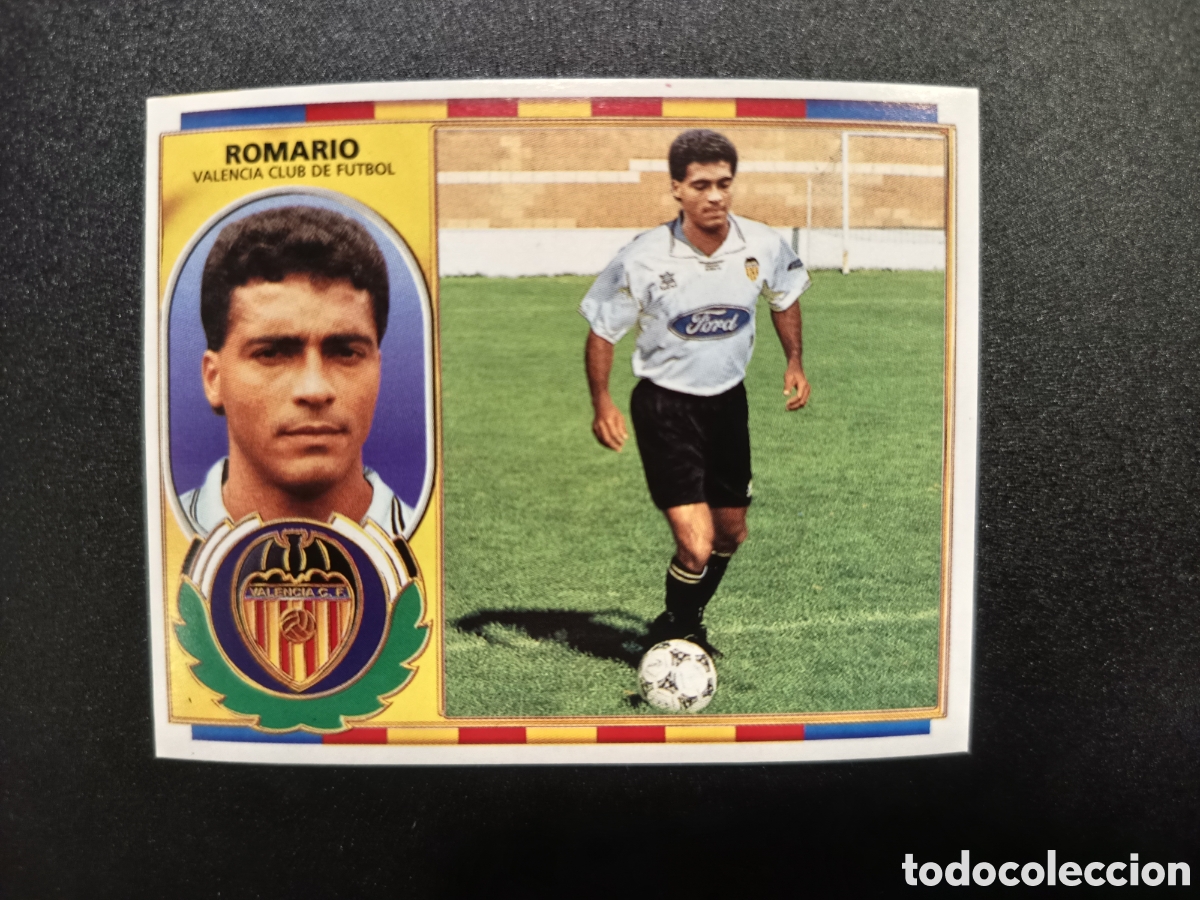 Coleccionismo cromos antiguos: &Uacute;ltimos fichajes Romario Valencia CF n&uacute;mero 23 Colecciones Este 96-97 1996 1997 1996-97 (II)