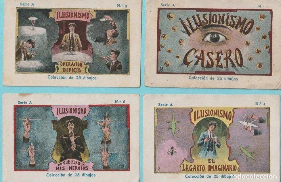Coleccionismo cromos antiguos: LOTE DE CROMOS. CROMOS SUELTOS; 2,00 &euro;. ILUSIONISMO CASERO. CHOCOLATE JAIME BOIX. BARCELONA.