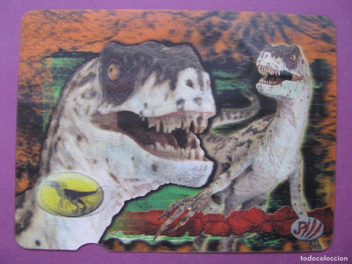 Coleccionismo cromos antiguos: CROMO LENTICULAR DE NESTLE. JURASSIC PARK 12,5X9,5 CM