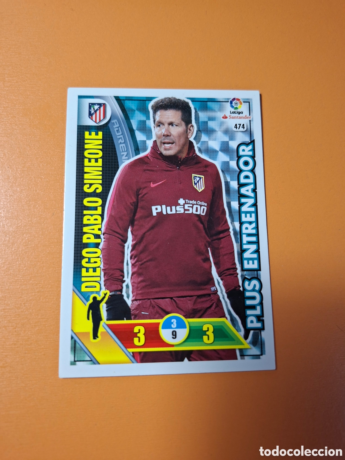 Coleccionismo cromos antiguos: SIMEONE N&deg;474/PLUS ENTRENADOR (ATL&Eacute;TICO DE MADRID) ADRENALYN XL 2016-17 PANINI CROMO