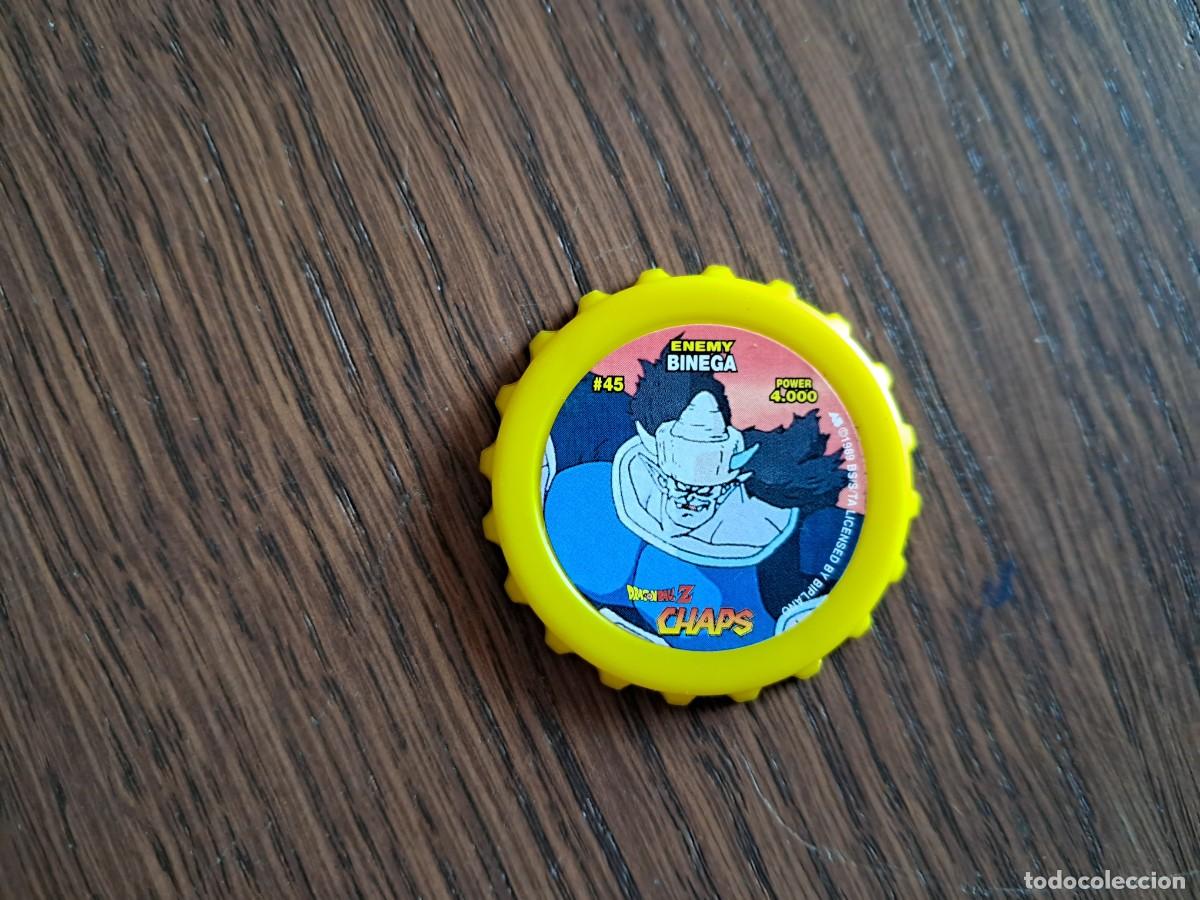 Coleccionismo cromos antiguos: COLECCI&Oacute;N TAZOS MATUTANO DRAGON BALL Z CHAPS TAZO CAPS POGS #45 45 ENEMY BINEGA POWER 4.000