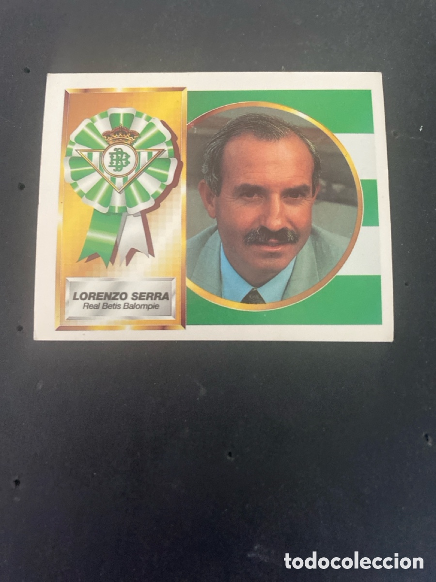 Coleccionismo cromos antiguos: Cromo liga 94/95 Betis nunca pegado