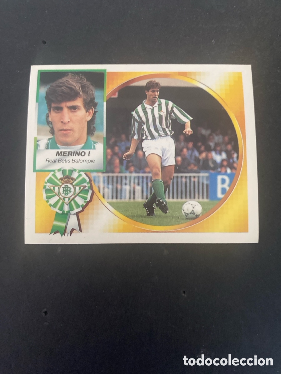 Coleccionismo cromos antiguos: Cromo liga 94/95 Betis nunca pegada