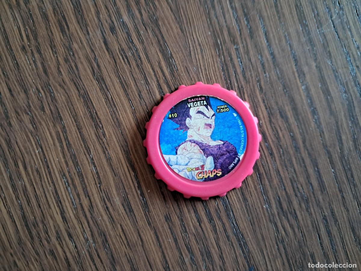 Coleccionismo cromos antiguos: TAZO TAZOS DARK DRAGON BALL CHAPS 10 VEGETA, MATUTANO, A&Ntilde;O 1989
