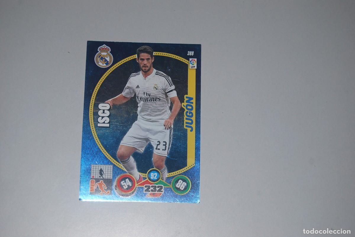 Collectable Antique Stickers: ISCO-JUGON REAL MADRID ADRENALYN XL N&ordm; 388 LIGA 2014-15 (LEER DESCRIPCION Y VER FOTOS)