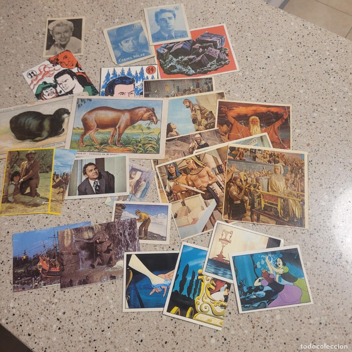 Coleccionismo cromos antiguos: LOTE 27 CROMOS DE DIVERSAS COLECCIONES