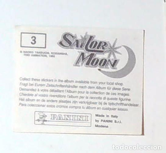 Coleccionismo cromos antiguos: SAILOR MOON PANINI NUNCA PEGADO N 3 - Foto 2