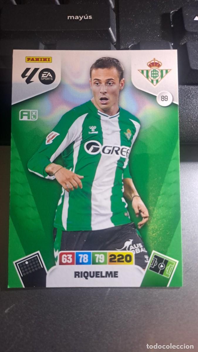 Coleccionismo cromos antiguos: ADRENALYN XL RIQUELME 89 BETIS CROMO LIGA 2025 2026 25 26 PANINI