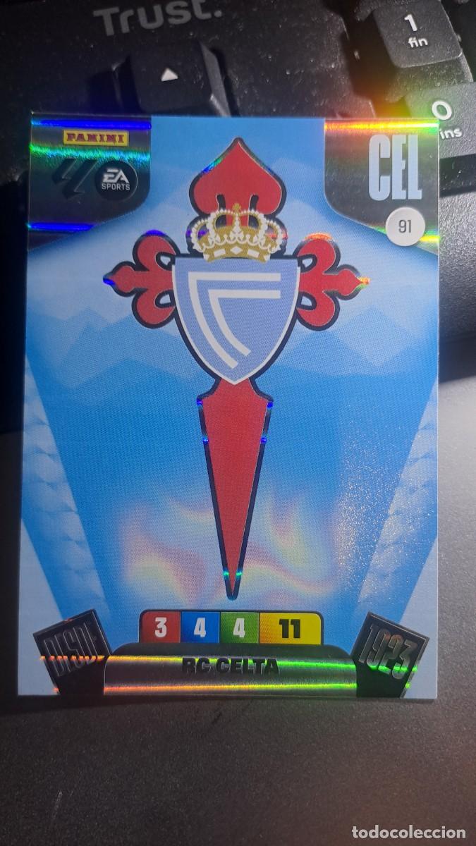Coleccionismo cromos antiguos: ADRENALYN XL ESCUDO CELTA DE VIGO 91 CROMO LIGA 2025 2026 25 26 PANINI