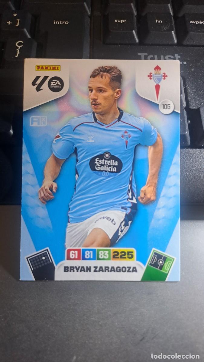 Coleccionismo cromos antiguos: ADRENALYN XL BRYAN ZARAGOZA 105 CELTA DE VIGO CROMO LIGA 2025 2026 25 26 PANINI