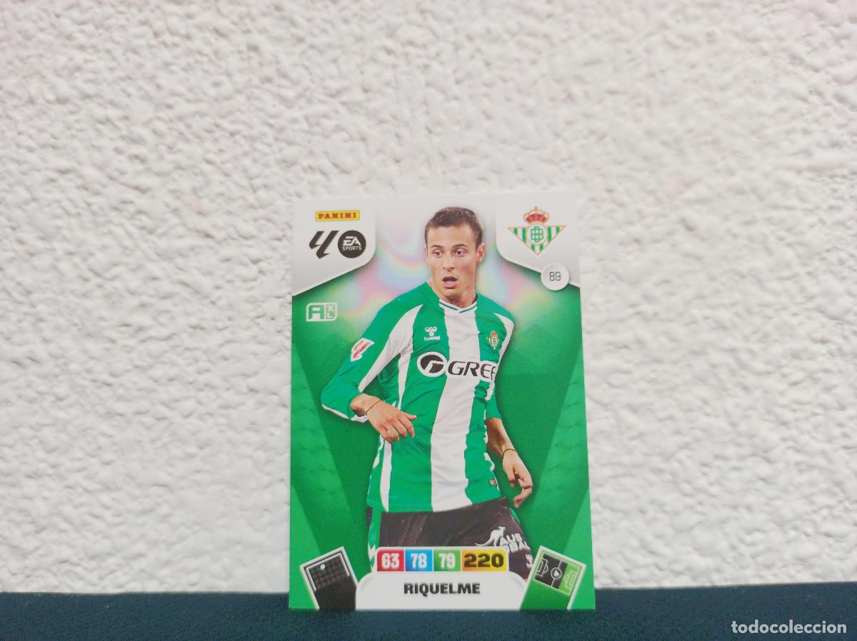Coleccionismo cromos antiguos: 89 RIQUELME BASE REAL BETIS PANINI ADRENALYN XL 25 26