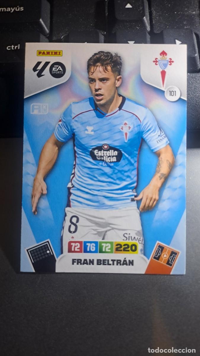 Coleccionismo cromos antiguos: ADRENALYN XL FRAN BELTRAN 101 CELTA DE VIGO CROMO LIGA 2025 2026 25 26 PANINI