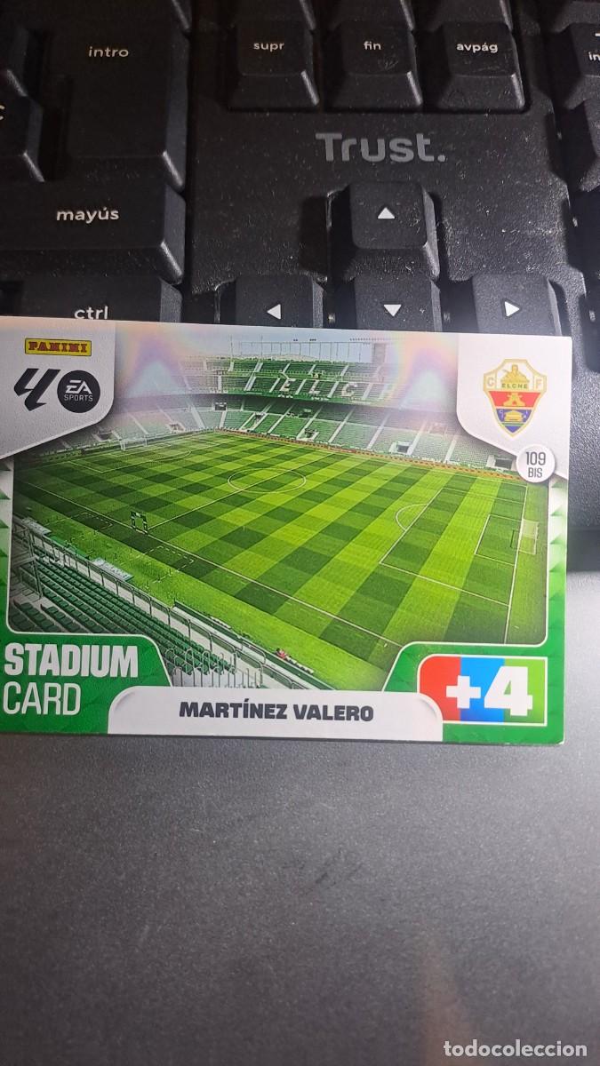 Coleccionismo cromos antiguos: ADRENALYN XL ESTADIO STADIUM MARTINEZ VALERO 109 BIS ELCHE CROMO LIGA 2025 2026 25 26 PANINI