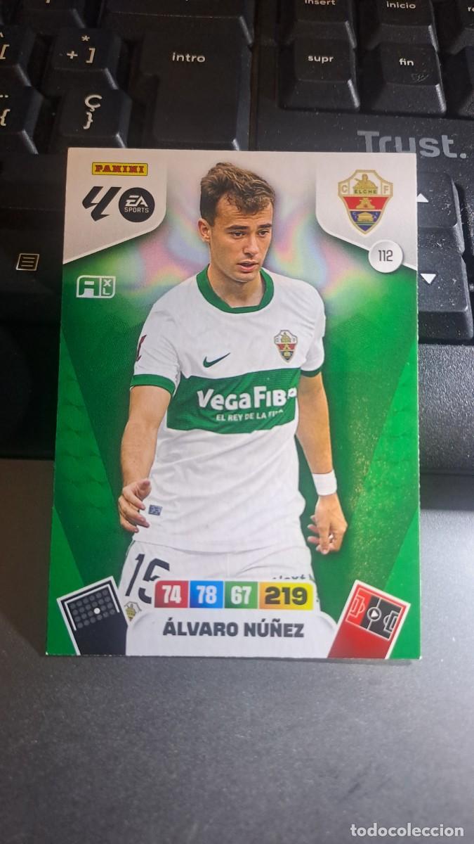 Coleccionismo cromos antiguos: ADRENALYN XL ALVARO NU&Ntilde;EZ 112 ELCHE CROMO LIGA 2025 2026 25 26 PANINI
