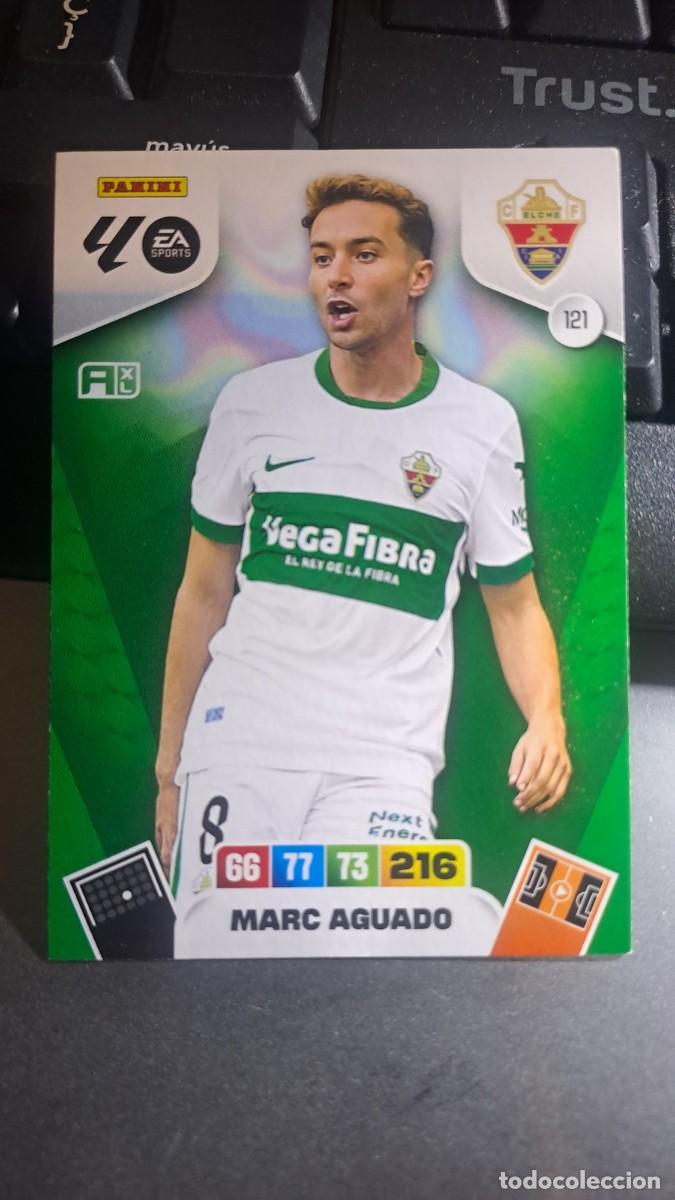 Coleccionismo cromos antiguos: ADRENALYN XL MARC AGUADO 121 ELCHE CROMO LIGA 2025 2026 25 26 PANINI