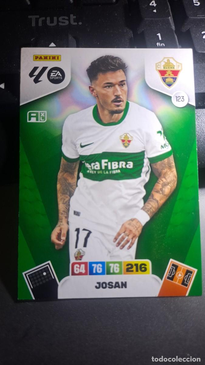 Coleccionismo cromos antiguos: ADRENALYN XL JOSAN 123 ELCHE CROMO LIGA 2025 2026 25 26 PANINI