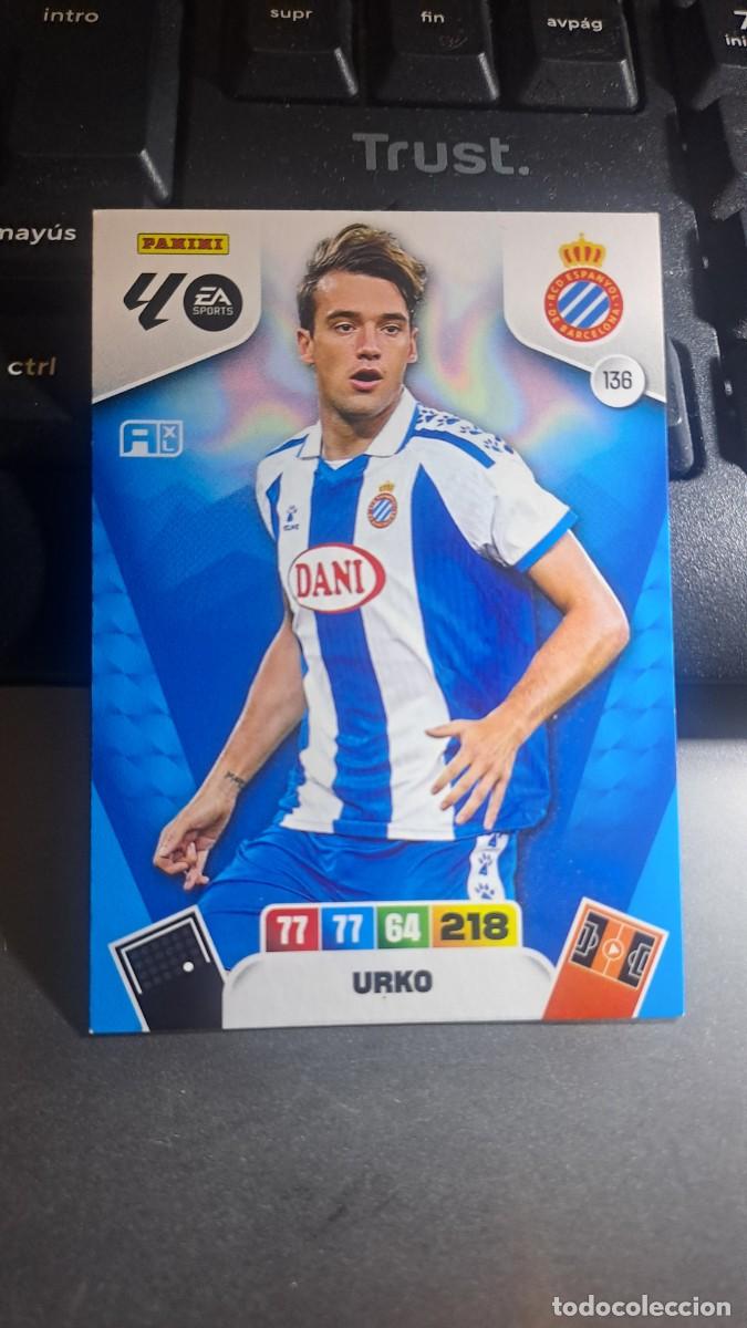 Coleccionismo cromos antiguos: ADRENALYN XL URKO 136 ESPANYOL CROMO LIGA 2025 2026 25 26 PANINI