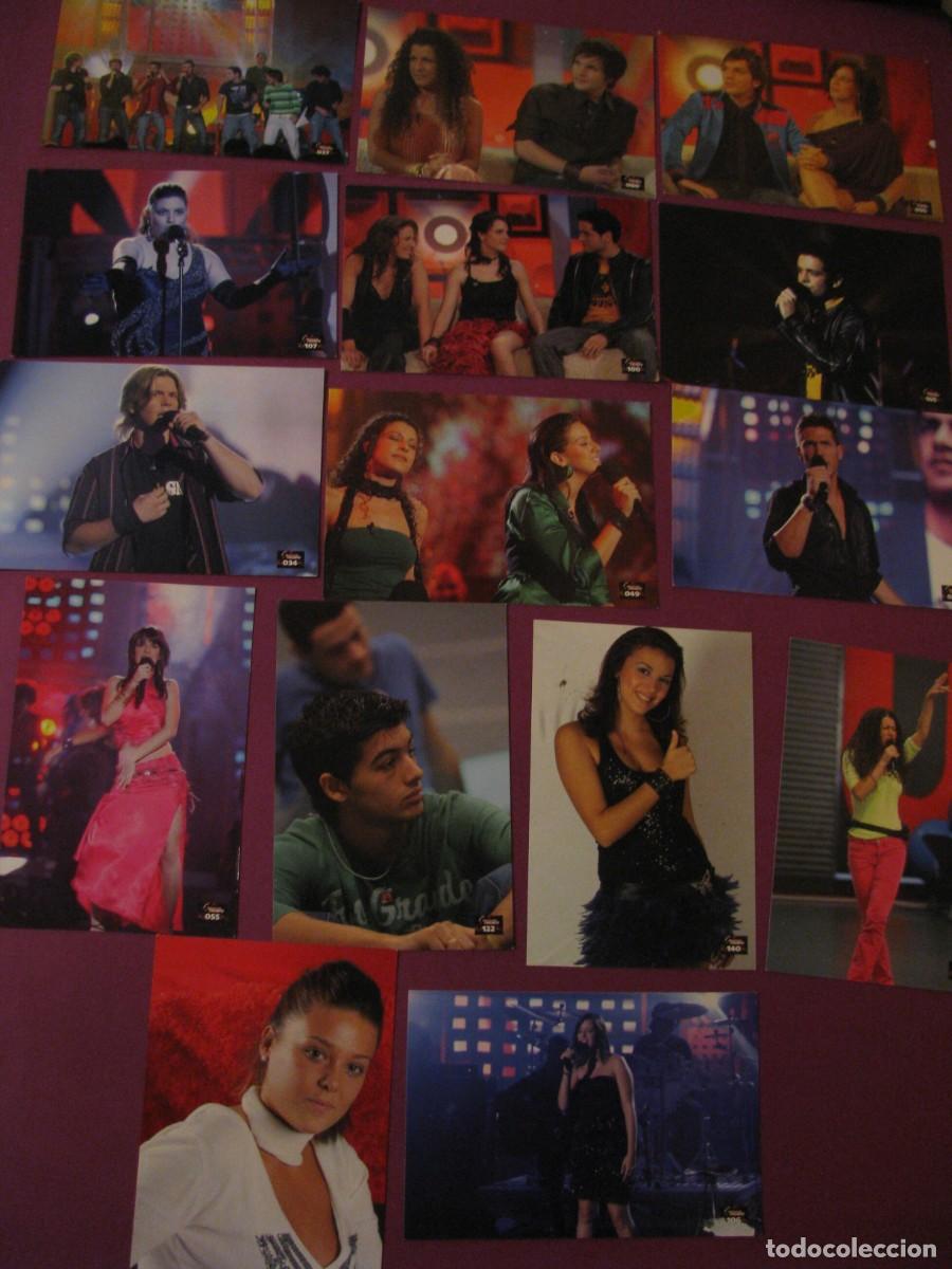 Coleccionismo cromos antiguos: LOTE DE 15 CROMOS DE TAMA&Ntilde;O POSTAL OPERACION TRIUNFO A&Ntilde;O 2006