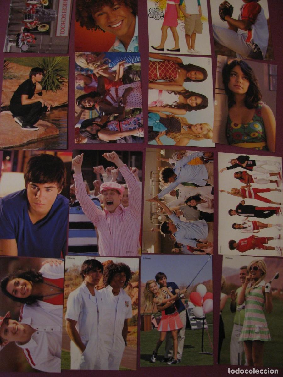 Coleccionismo cromos antiguos: LOTE DE 36 CROMOS DE TAMA&Ntilde;O POSTAL. HIGH SCHOOL MUSICAL. PANINI