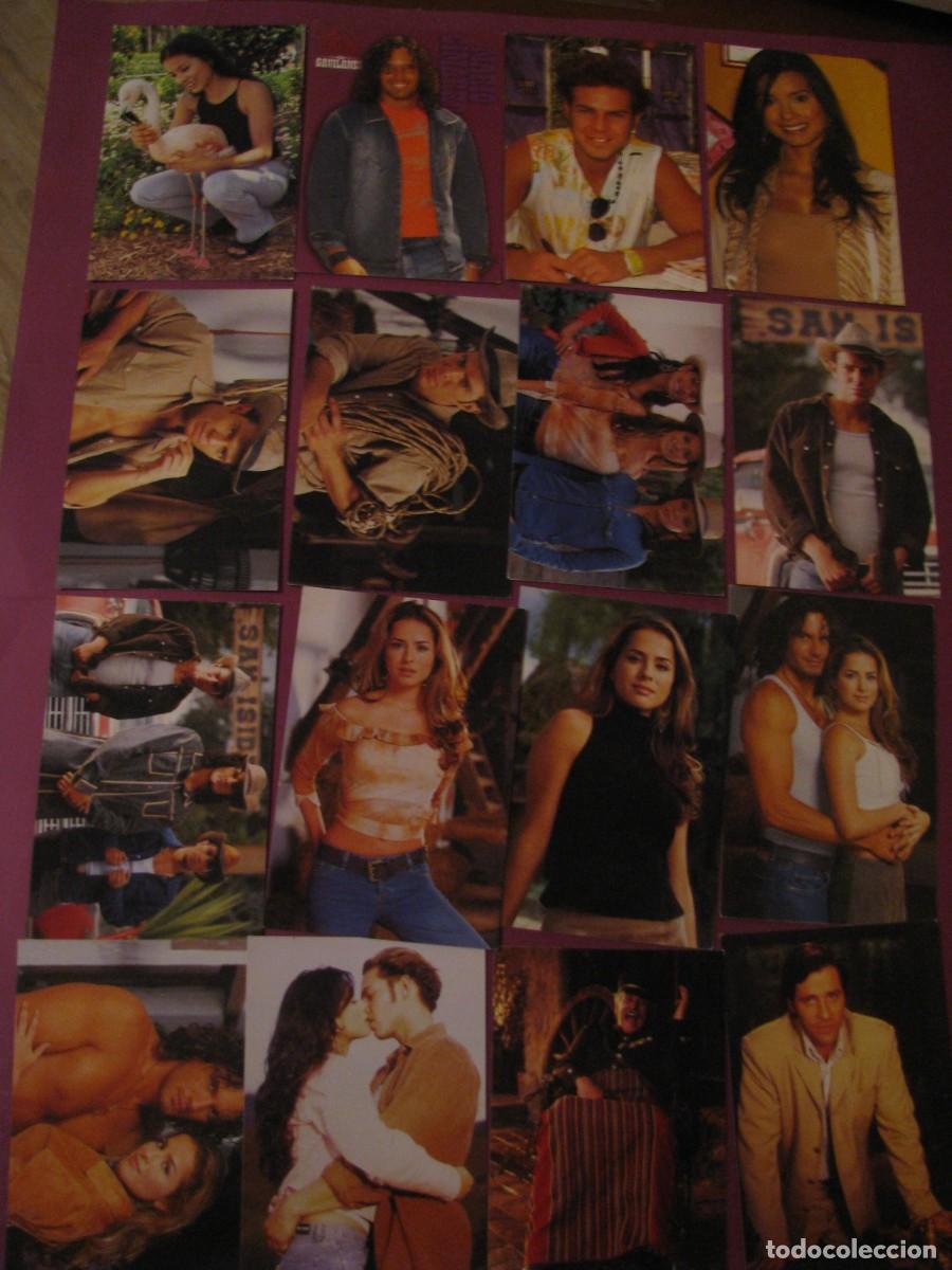 Coleccionismo cromos antiguos: LOTE DE 46 CROMOS DE TAMA&Ntilde;O POSTAL. TELENOVELA PASION DE GAVILANES. DIFERENTES. MAGIC BOX