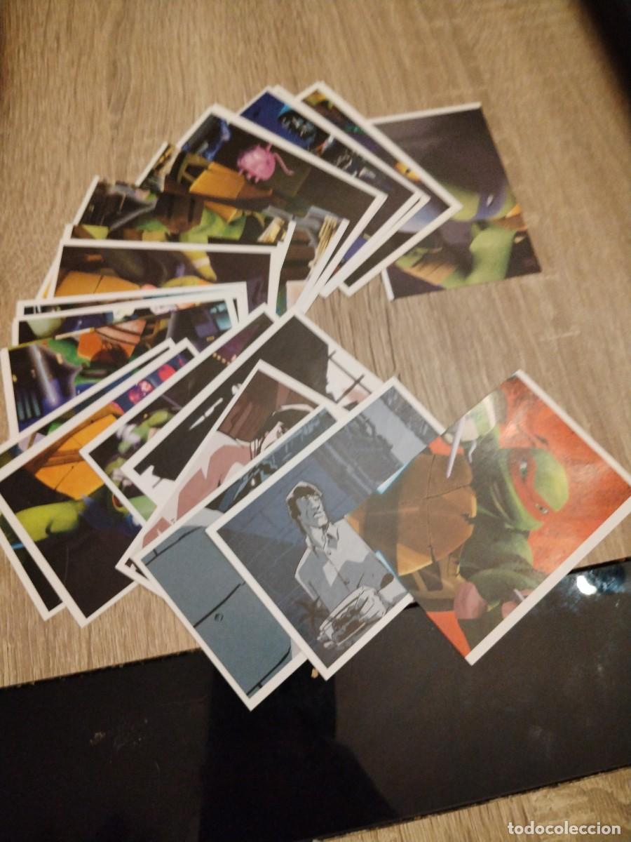 Coleccionismo cromos antiguos: Turtles -las tortugas ninja- a&ntilde;o 2013- lote de 27 cromos diferentes nuevos