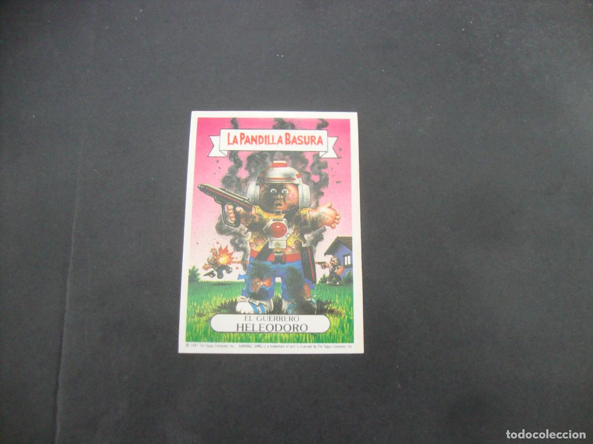 Coleccionismo cromos antiguos: CROMO NUNCA PEGADO LA PANDILLA BASURA N&ordm; 196 EL GUERRERO HELEODORO