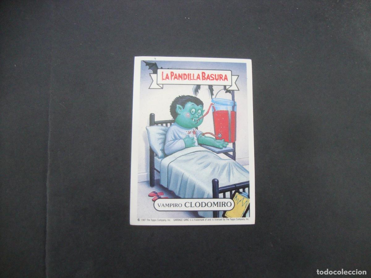 Coleccionismo cromos antiguos: CROMO NUNCA PEGADO LA PANDILLA BASURA N&ordm; 160 VAMPIRO CLODOMIRO