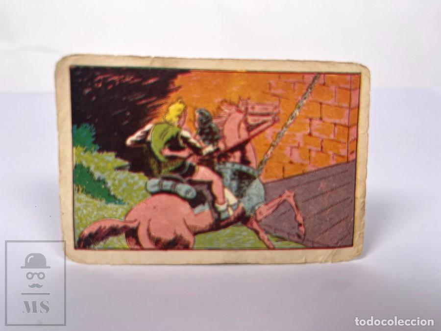 Coleccionismo cromos antiguos: Cromo - El Guerrero del Antifaz / La marquesita de Pe&ntilde;arrosa - Serie 3&ordm; Num. 35 - Sin pegar