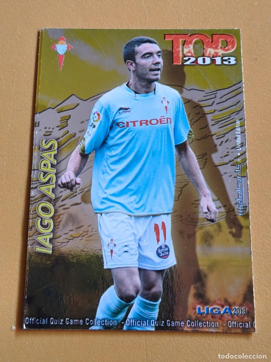 Coleccionismo cromos antiguos: iago aspas, 2013 top mundicromo. edicion limitada