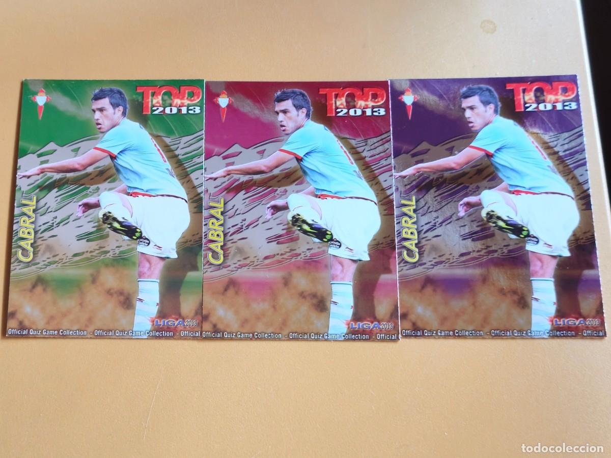Coleccionismo cromos antiguos: cabral, 2013 top mundicromo